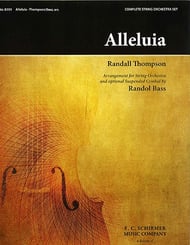 Alleluia Orchestra sheet music cover Thumbnail